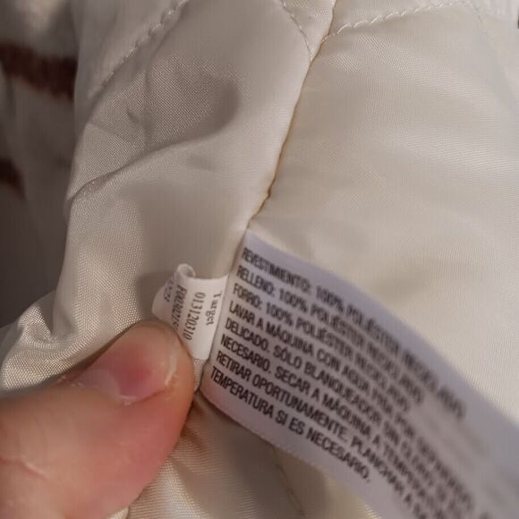 Universal Thread Women's Oversized Wool Jacket Size L Large Cream Plaid - Picture 5 of 6